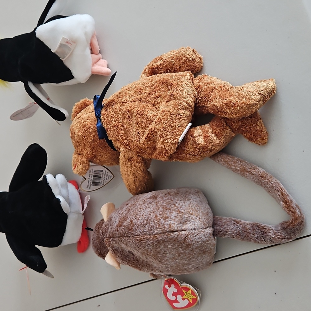Bundle- Vintage TY Beanie Babies Plush Toy Set Of 4 - Picture 12 of 12